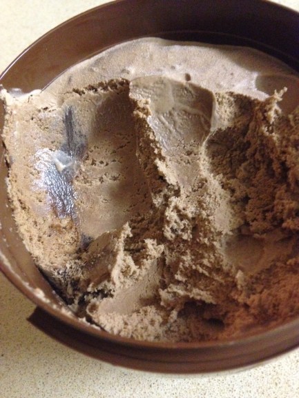 Golden North Chocolate Iced Doughnut & Ice Cream