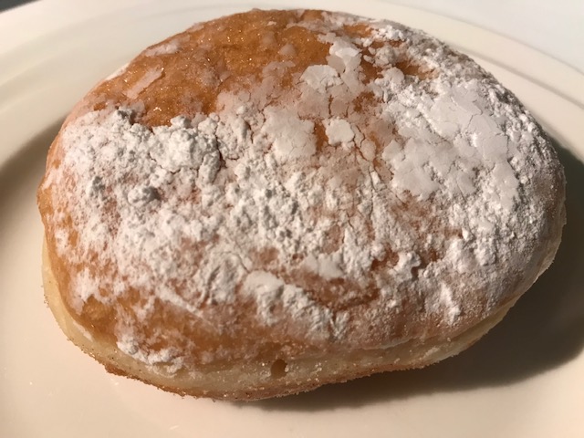 Grumpy Donuts Vanilla Custard Doughnut