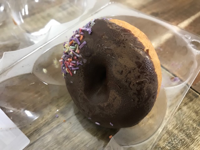 Doughnut stored in the fridge for too long
